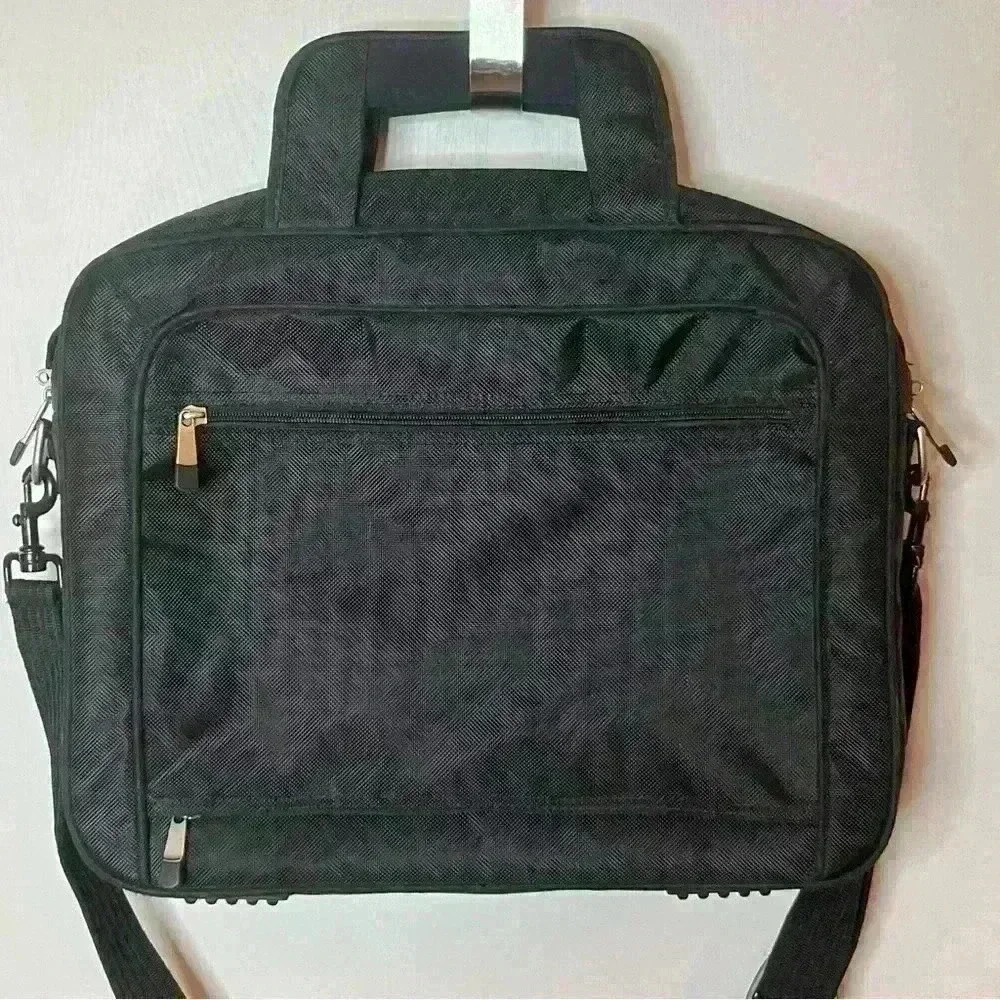 Dell Laptop Bag Black Multi Compartment Adjustable‎ Shoulder Strap Messenger Bag